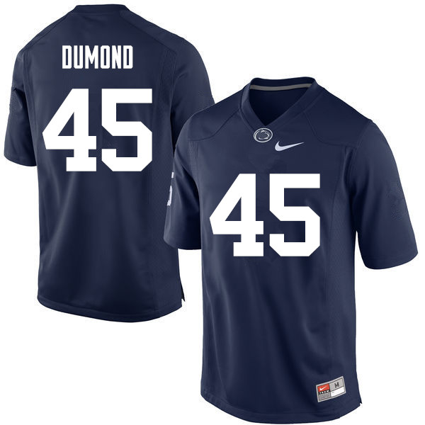 NCAA Nike Men's Penn State Nittany Lions Joe Dumond #45 College Football Authentic Navy Stitched Jersey UVF3898ZV